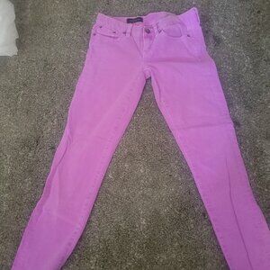 J.Crew Toothpick Ankle Lavender Jeans